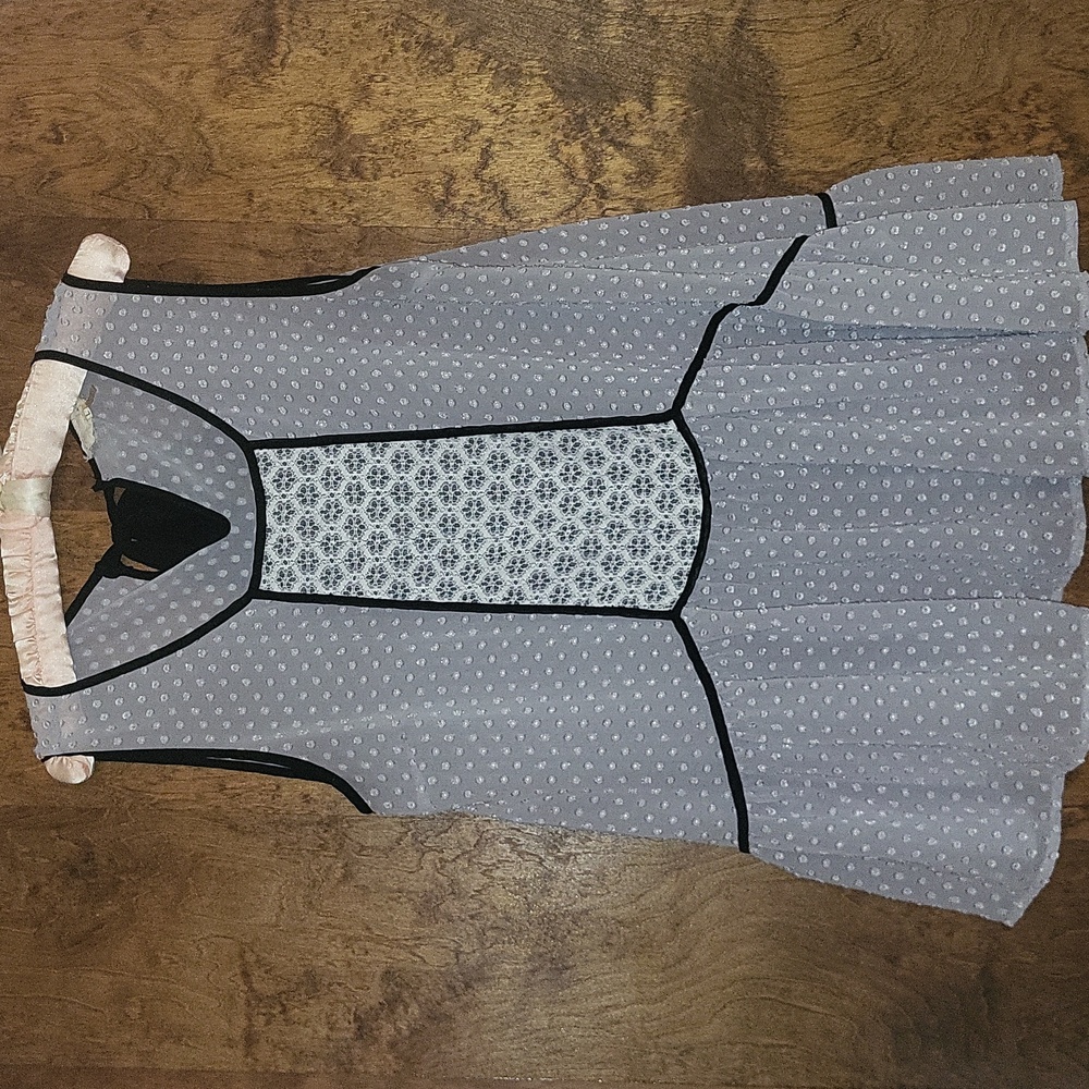 Unique Boho Feminine Baby Doll Top L
